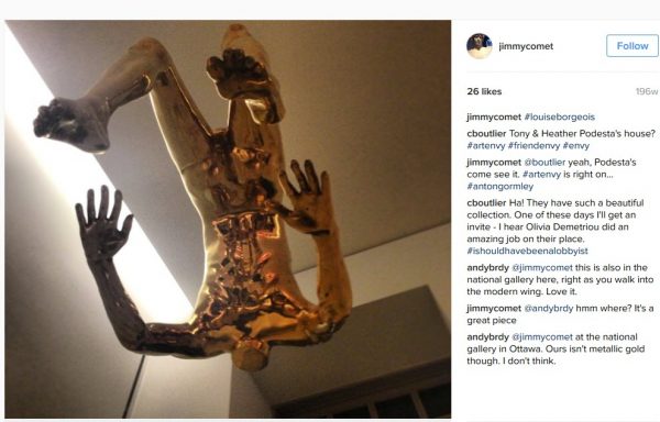 Skærmklip af James Alefantis' Instagramside