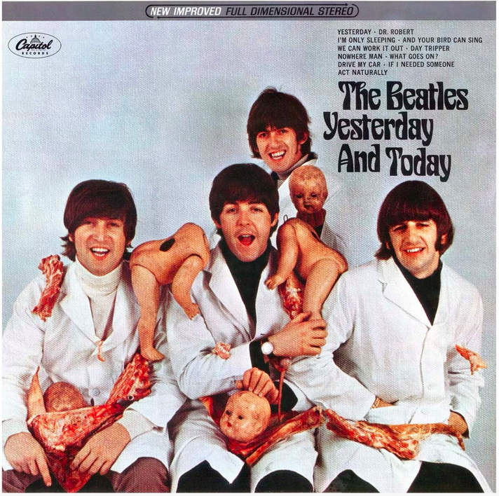 Pladecoveret 'The Beatles Yesterday And Today'