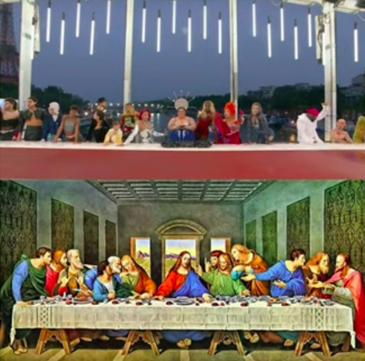 Drag-artister ved den olympiske åbningsceremoni