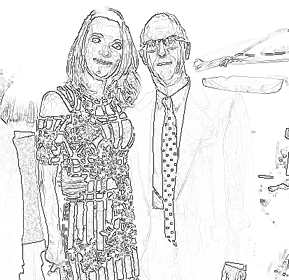 Eva Dubin og James Tisch sammen til fest i New York i 2017