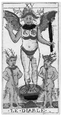Tarotkortet 'Le Diable'