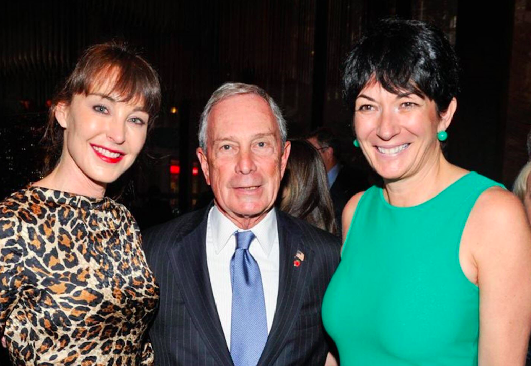 Michael Bloomberg til fest med Ghislaine Maxwell