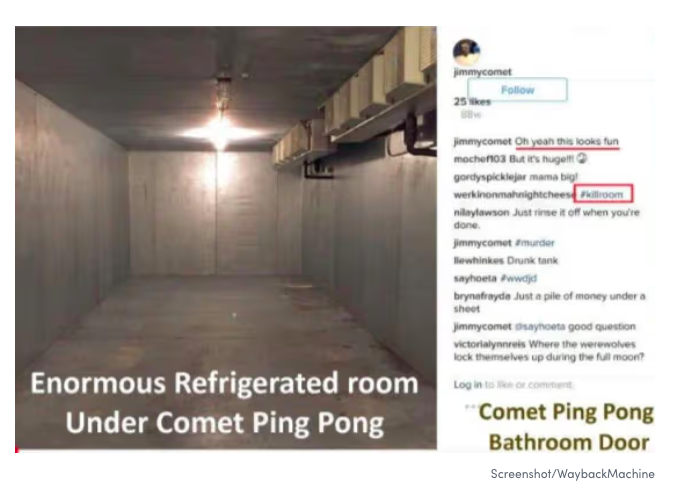 Eksempel på TV-indslag om Comet Ping Pong-skudepisode, CBS Newsb